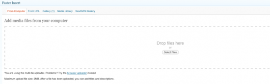 Faster Image Insert
